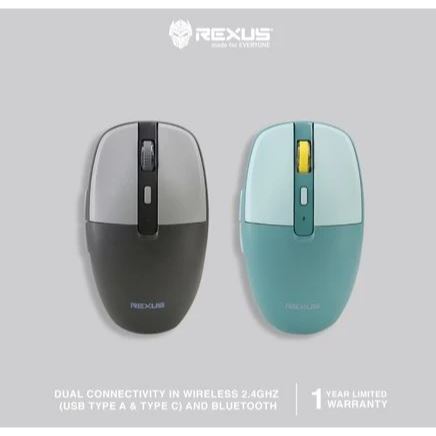 MOUSE GAMING REXUS Q10 NAVA WIRELESS BLUETOOTH