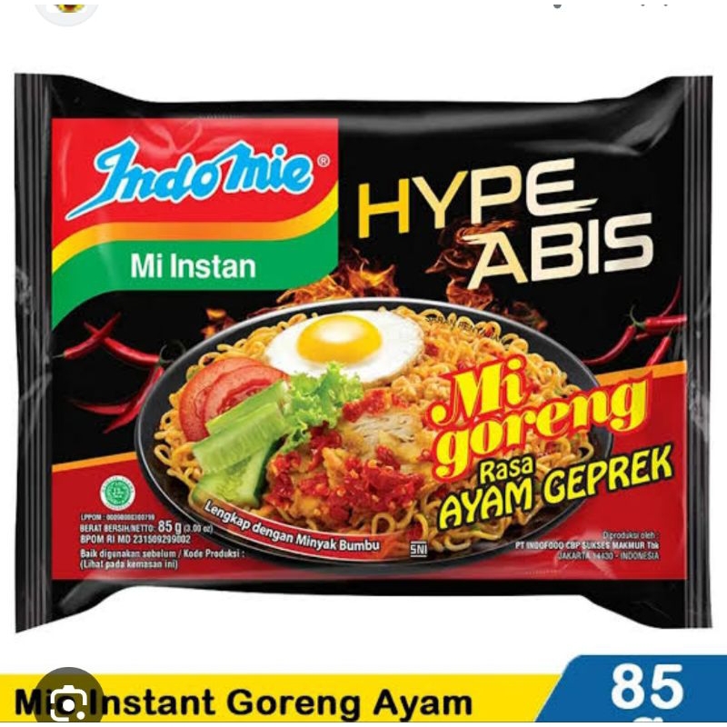 

Indomie ayam geprek