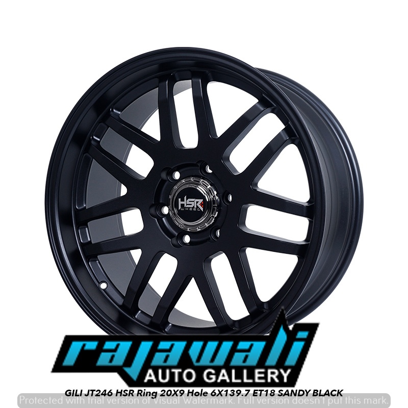 VELG MOBIL HSR GILLY RING 20 BUAT PAJERO FORTUNER TRITON HILUX DOUBLE DLL