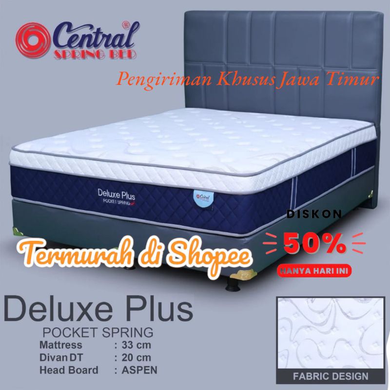 Springbed CENTRAL DELUXE PLUS Pocket / Kasur CENTRAL DELUXE PLUS Pocket - Central Springbad