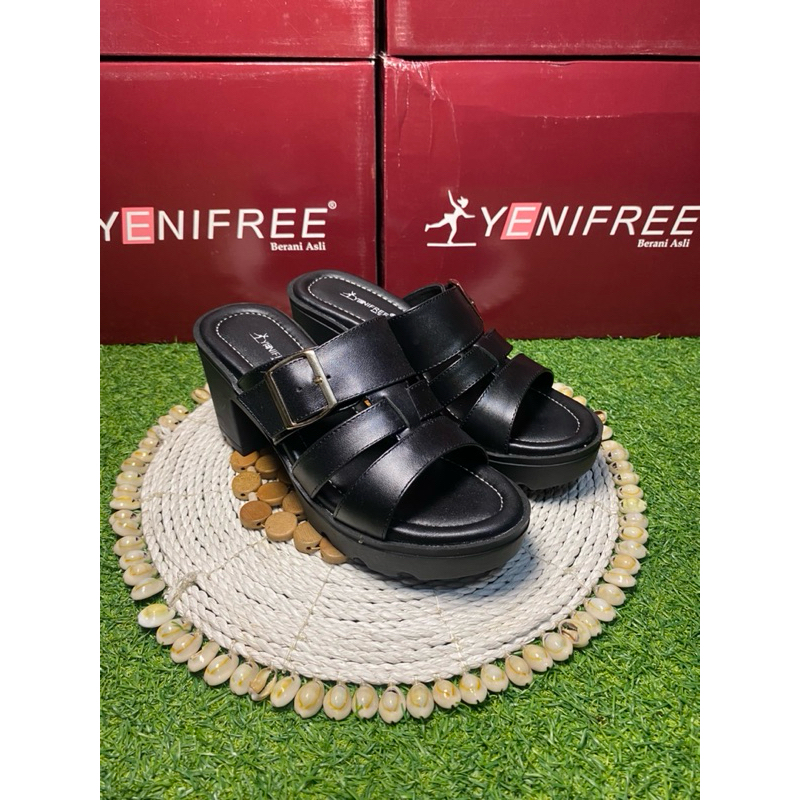 Sandal wanita - sandal kulit - yuka 007 by yenifree
