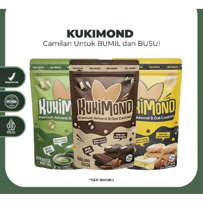 

Kukimond Cookies Almond Booster Asi Cake Pelancar Asi