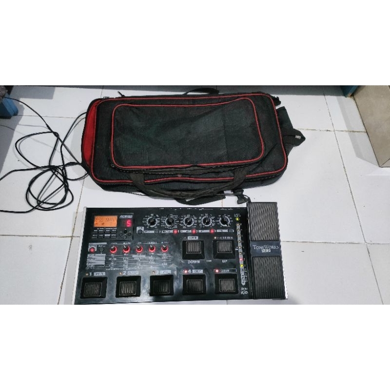 efek gitar korg ax3000g bonus tas effect guitar korg ax 3000g bekas normal bukan zoom nux mg valeton