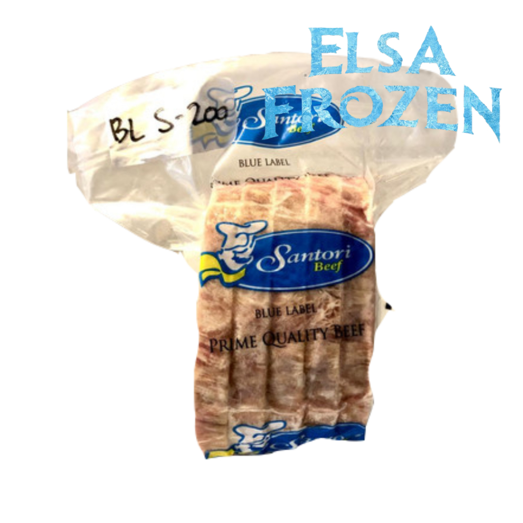 

BLUE LABEL SANTORI BEEF SIRLOIN 1000GRAM ISI 5 PCS (1KG)