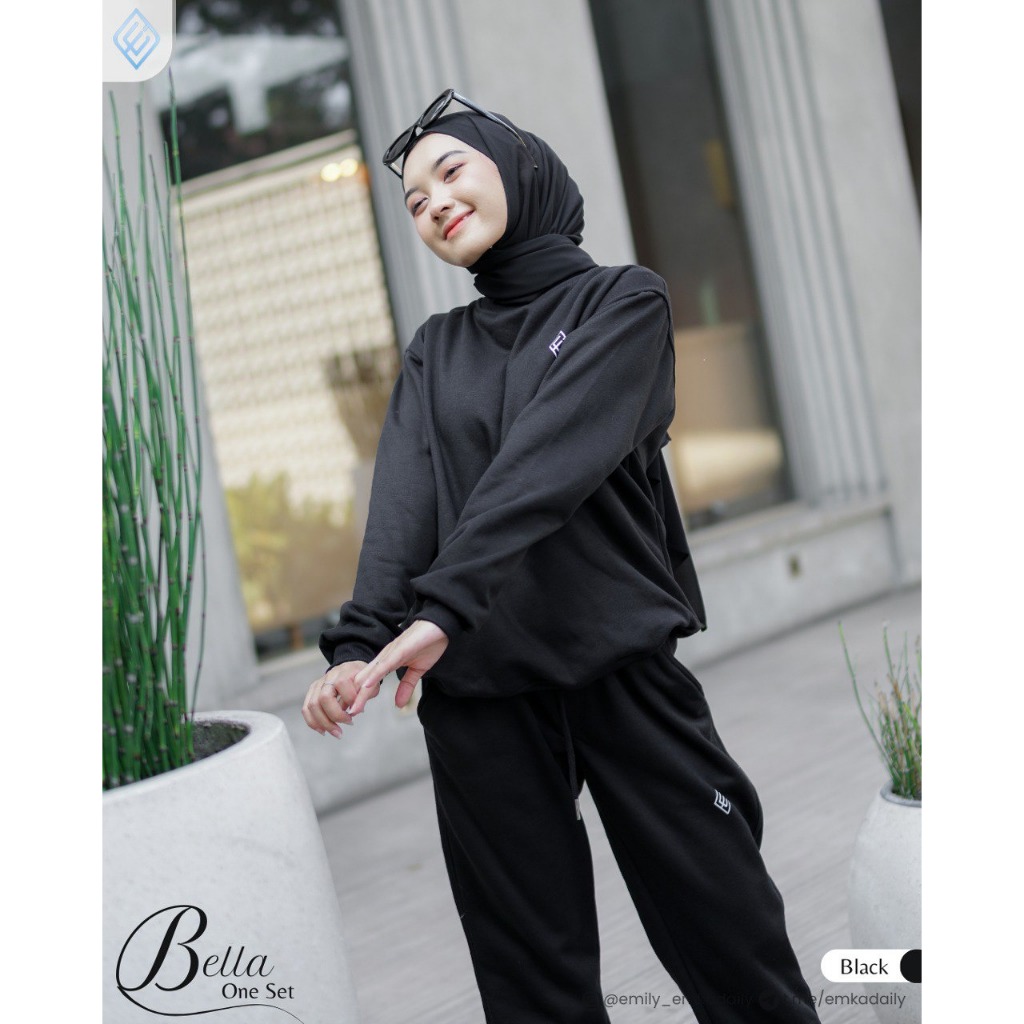 Bella one set by emily/emka hijab daily