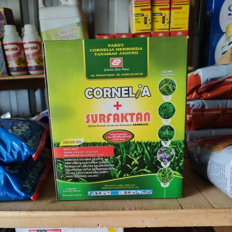 herbisida selektif jagung CORNELIA 265/35 OD kemasan 500ml+baju