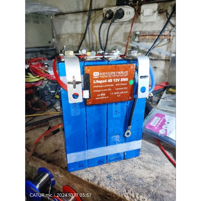 LiFePo4 12v 70ah bms 120a common