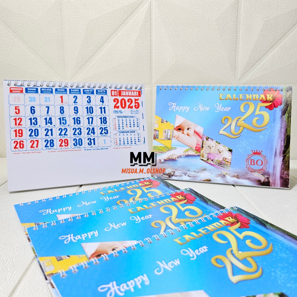 

KALENDER MEJA KERJA MINI 21x15,5cm / KALENDER KERJA MINI TAHUN 2025