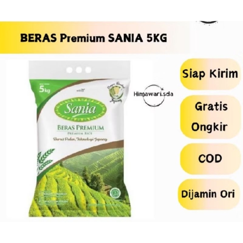 

Beras Sania 5kg x3