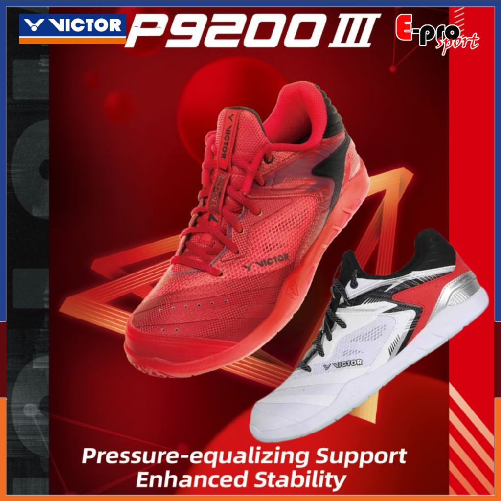 Victor P9200III P9200 III P 9200 P9200-III Bulutangkis Original Sepatu Badminton Hendra Setiawan
