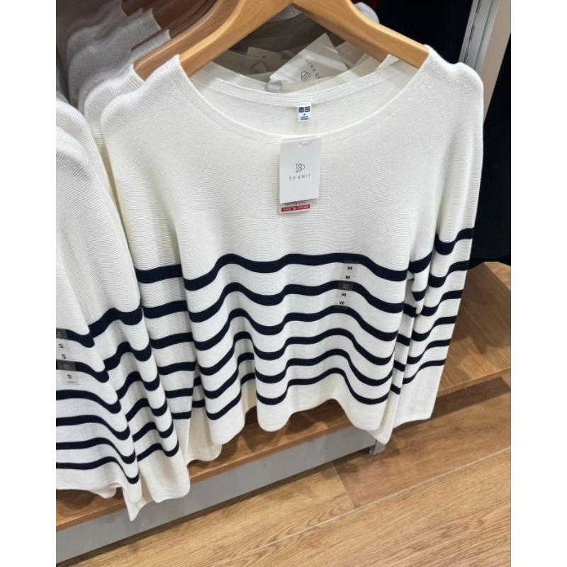 blouse uniqlo 3d knitted