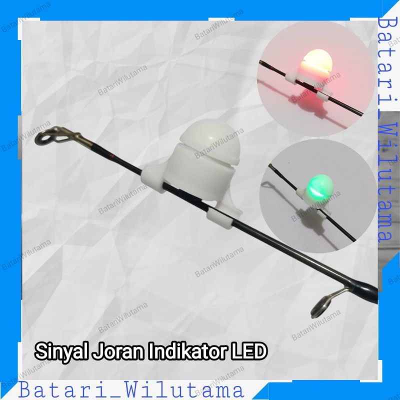 Sinyal Joran Pancing Indikator LED Fishing Signal Strike Alert - FRP