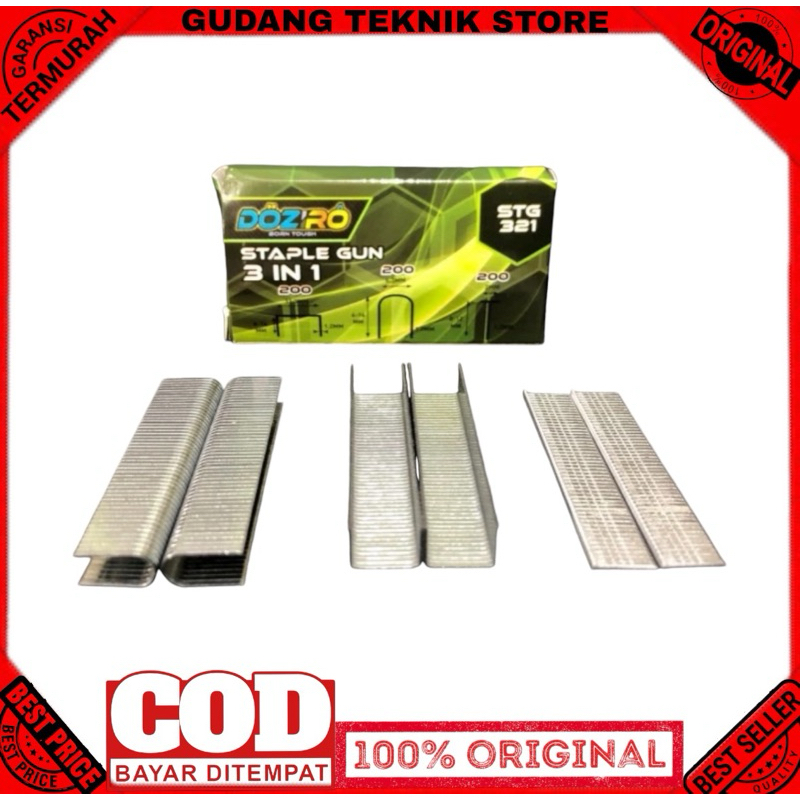 

Isi staples Tembak 3 in 1 Stapler steples Staple Refil Doziro