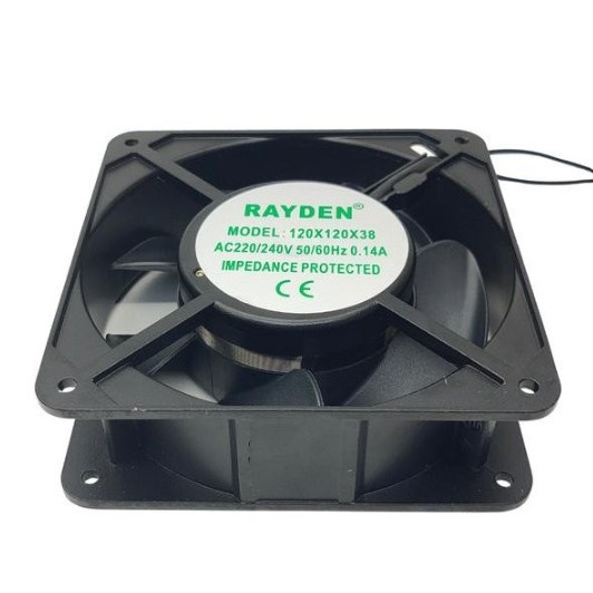 Kipas Pendingin Komputer Rayden 12Cm Cooling Fan Ac 220V