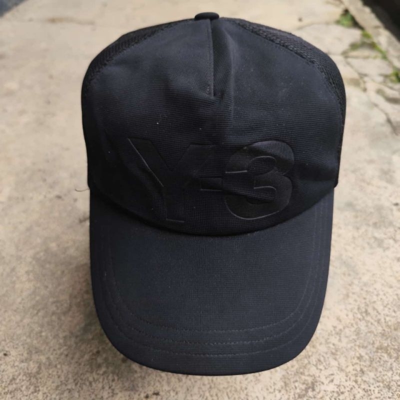 Topi trucker pria adidas x yohji Yamamoto hitam