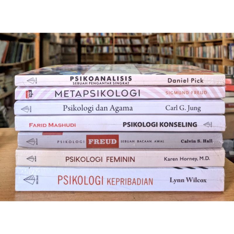 Paket Psikologi: Psikoanalisa Sebuah Pengantar Metapsikologi Psikologi dan Agama Psikologi Konseling