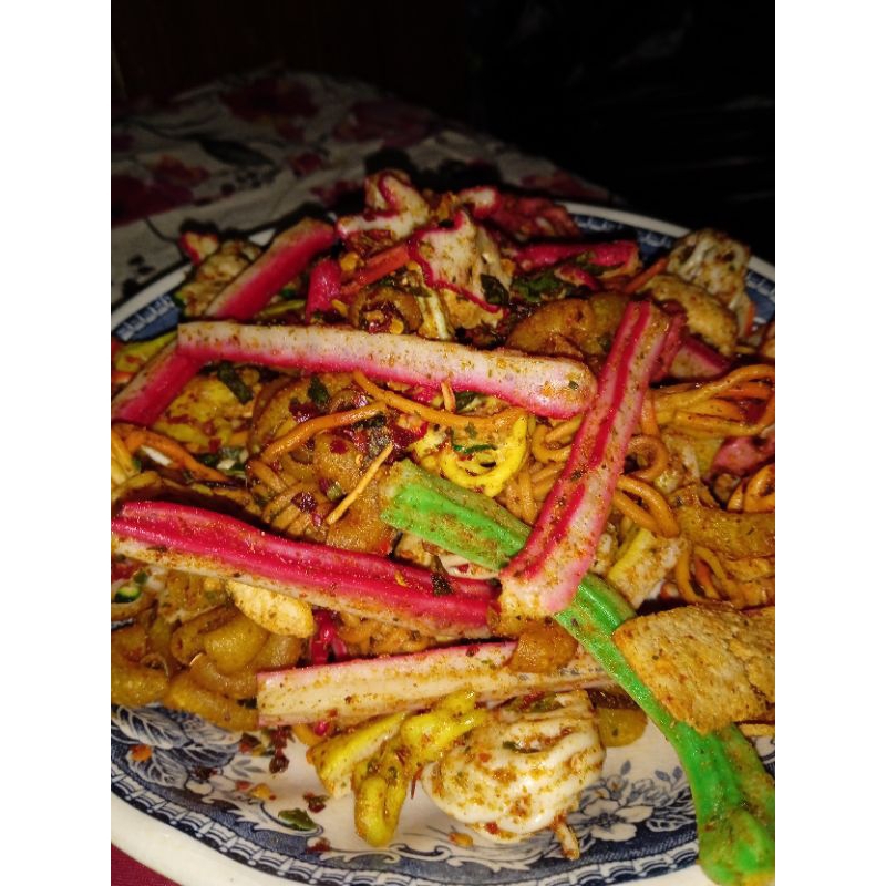 

Krupuk Seblak Campur Pedas Daun Jeruk