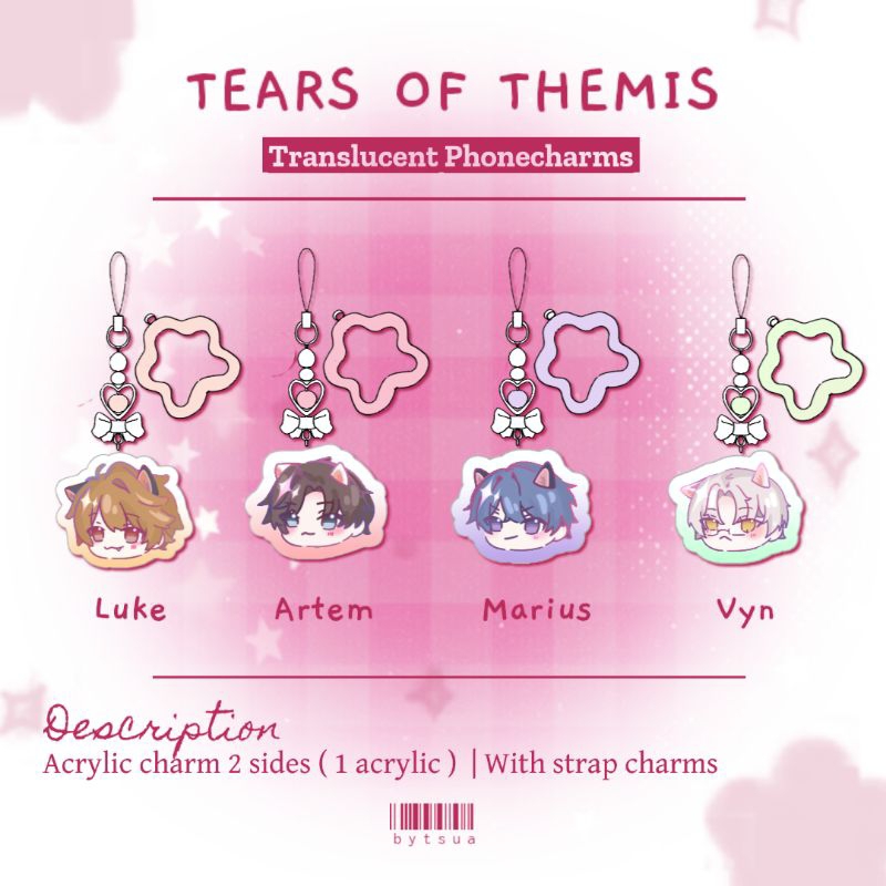 [LAST STOCK] Tears of themis translucent phonecharm