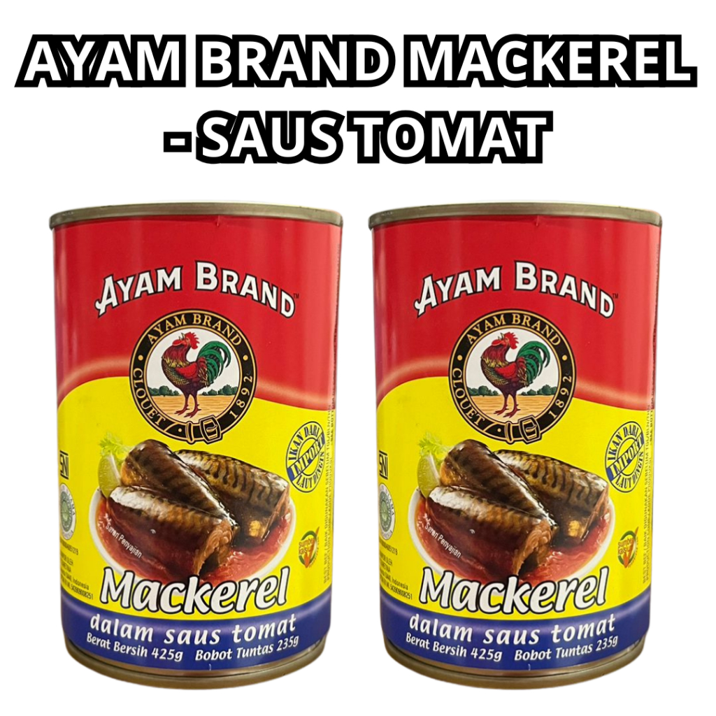

Ayam Brand Mackerel - Saus Tomat