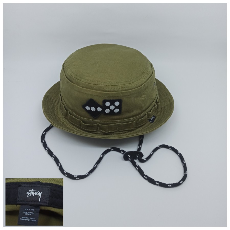 Topi Stussy Bucket Hat Second Preloved Original 286