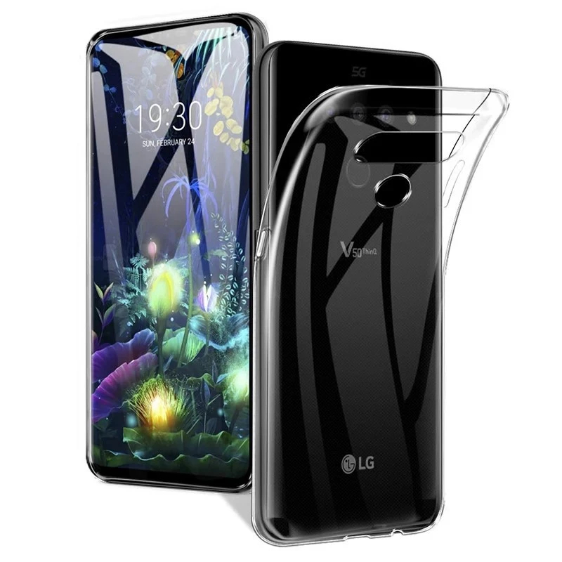 LG V50 THINQ ULTRA THIN CLEAR TRANSPARENT CASE