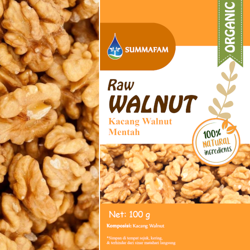 

summafam kacang walnut mentah-kacang kenari mentah premium raw walnut