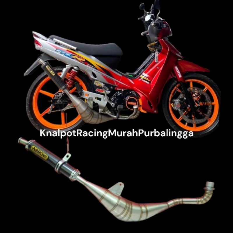 ARROW Knalpot Racing Fiz R Fizr F1zr BM Power Kolong Stainles