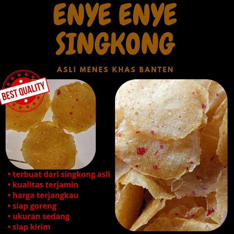 

Keripik Opak/Enye Singkong Original Khas Sunda