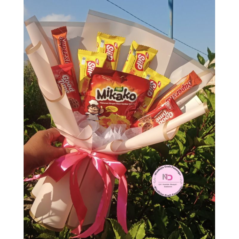 

Buket Snack || Buket murah meriah