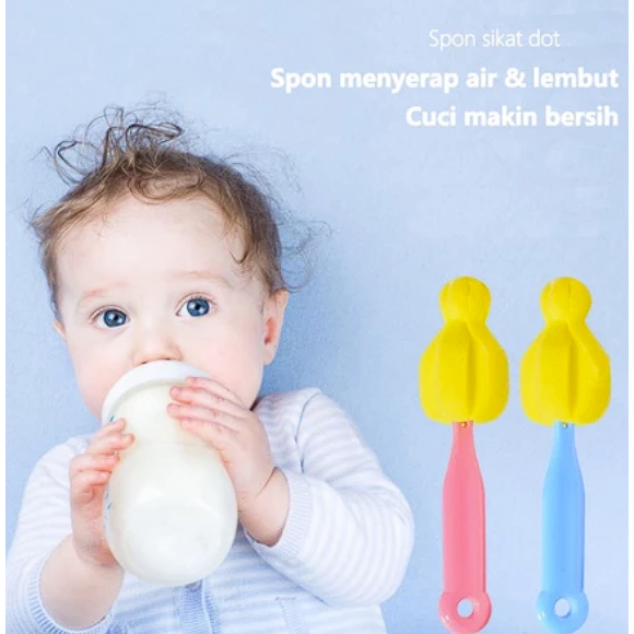 Promo Sikat Botol Susu -Pembersih Botol Susu-Brush Pembersih Botol-Sikat Botol -Sikat Spons Pembersi