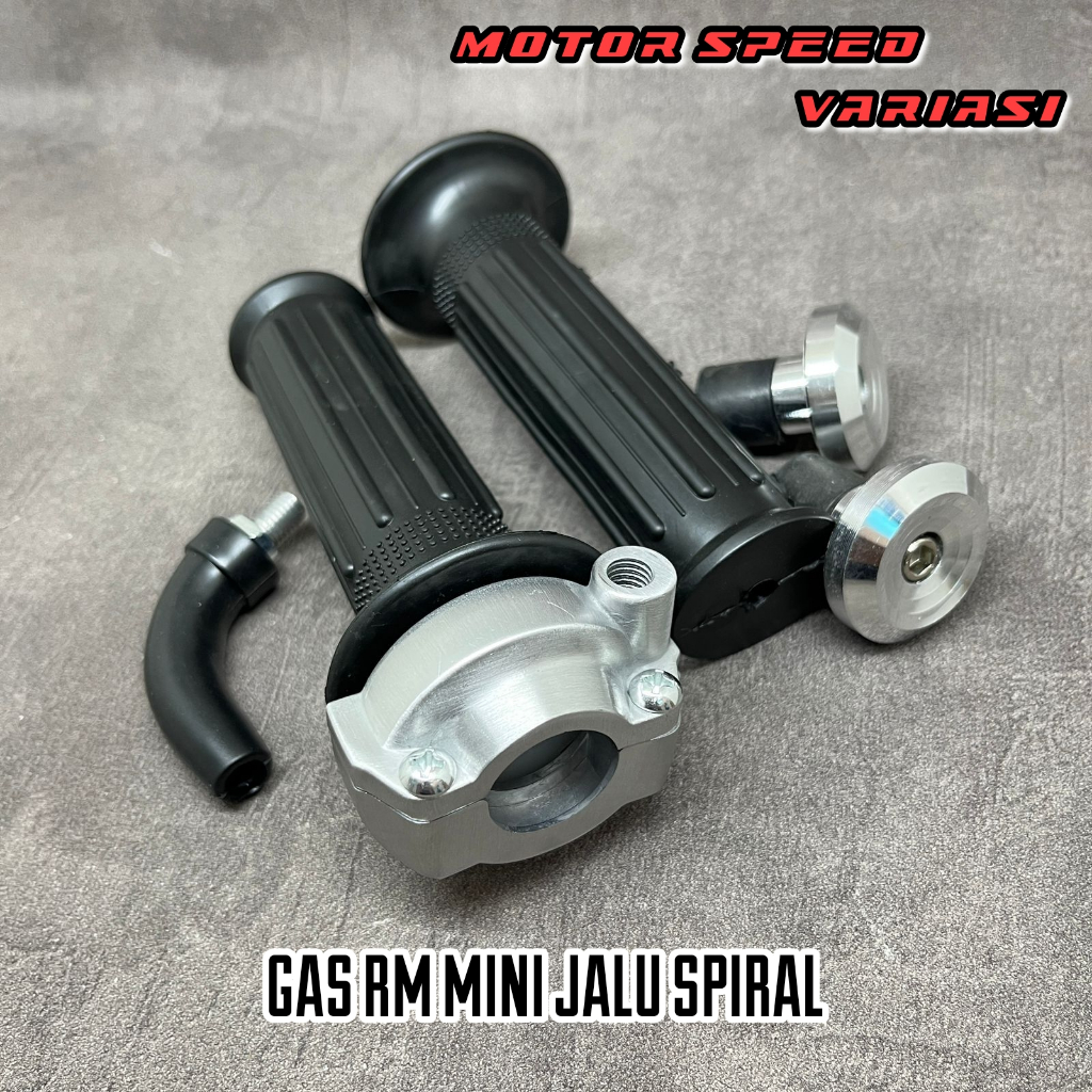Gas Kontan RM Mini Handgrip Jalu Spiral Universal Motor Mio Beat ESP Scoopy ESP Beat Karbu