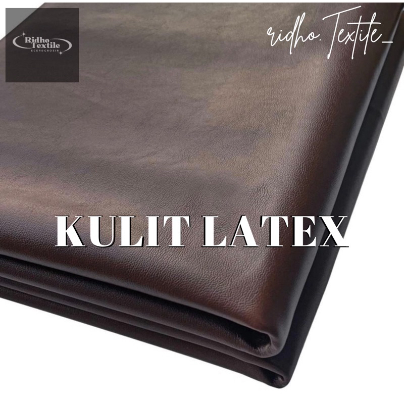 BAHAN/KAIN KULIT LATEX SINTETIS ANEKA VARIANT WARNA & MOTIF