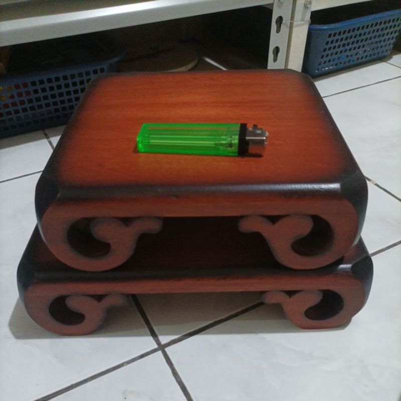 Meja kontes bonsai/meja pajangan/meja tatakan patung