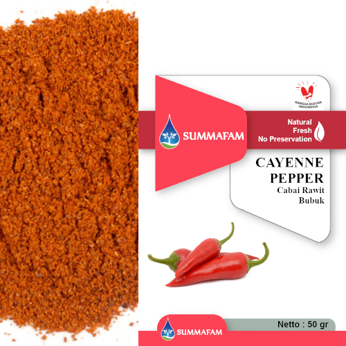 

Summafam Cayenne Pepper - Cabai Rawit Bubuk