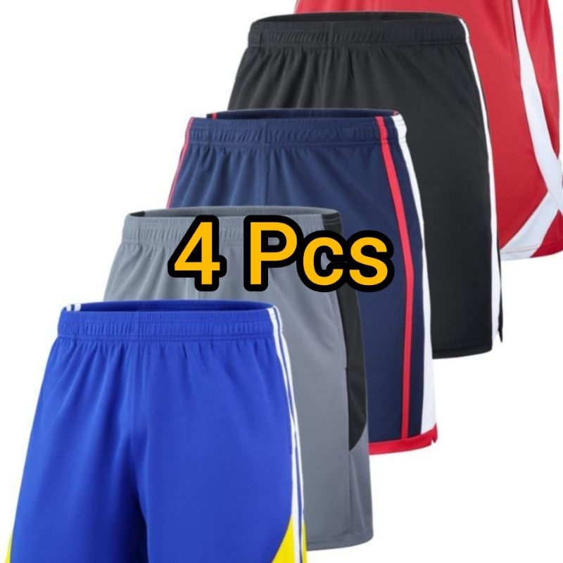 4 Pcs celana pendek dewasa / celana Olahraga / celana pria / celana santai / celana pendek pria