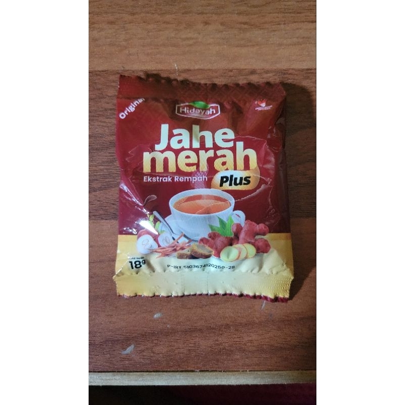 

Jahe Merah Premium Terbaik isi 10 Sachet