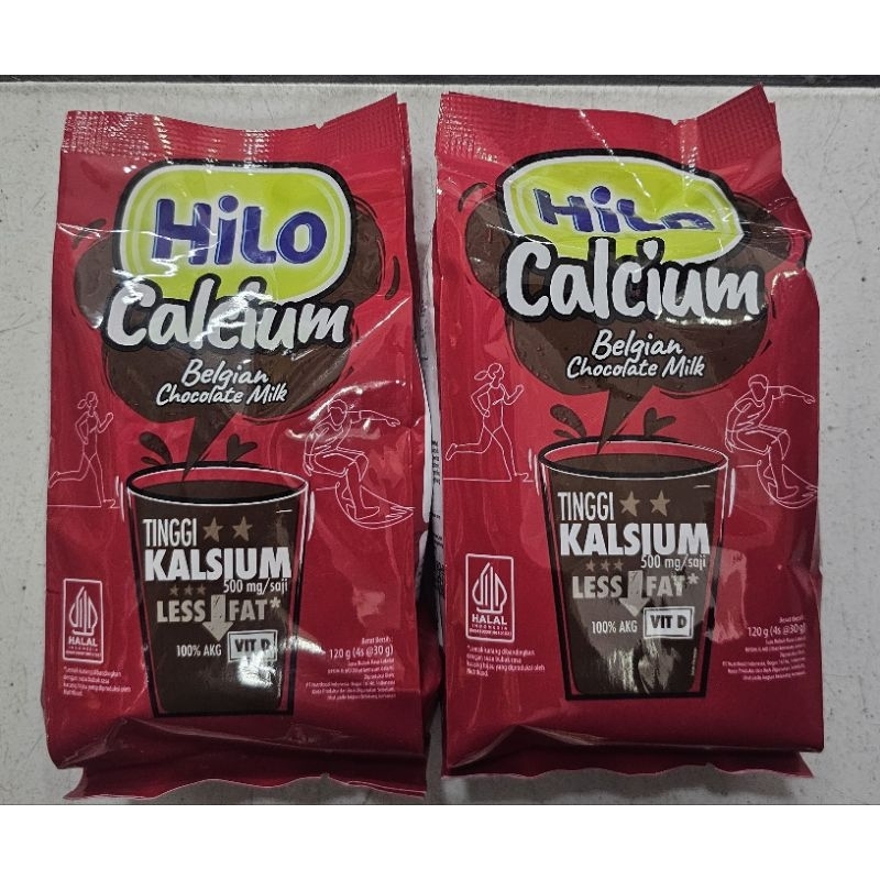 

Hilo Calcium Belgian Chocolate 120g Pouch (isi 4 sachet×30g)