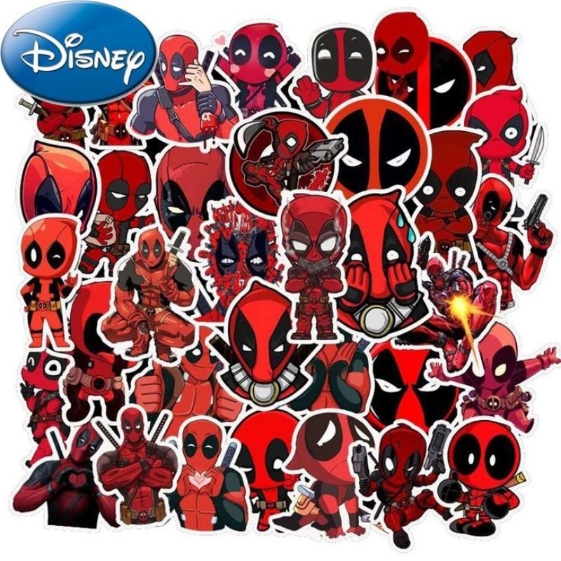 

sticker Deadpool siap tempel harga per pcs