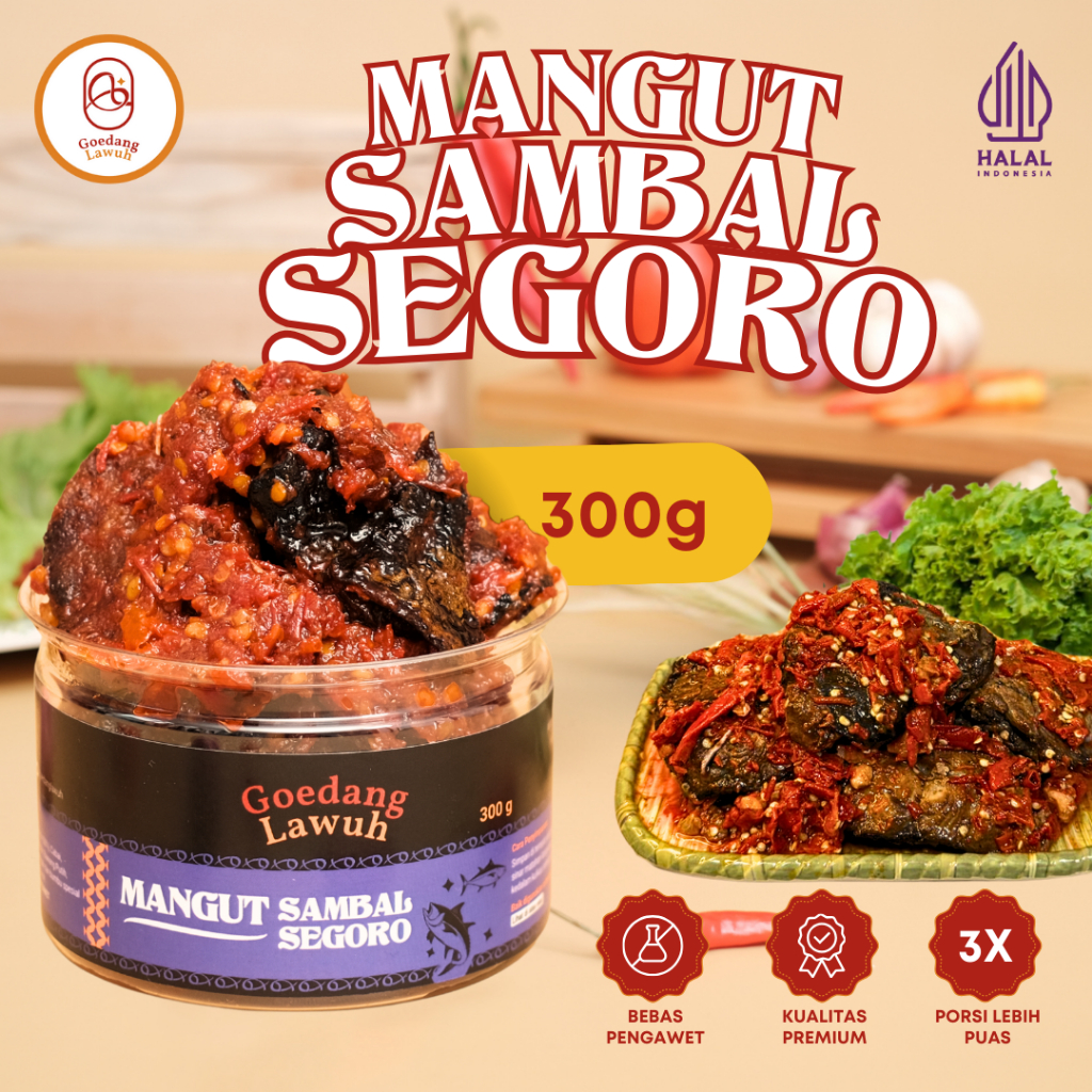 

Mangut Sambal Segoro, Lauk Instan Siap Saji, Goedang Lawuh
