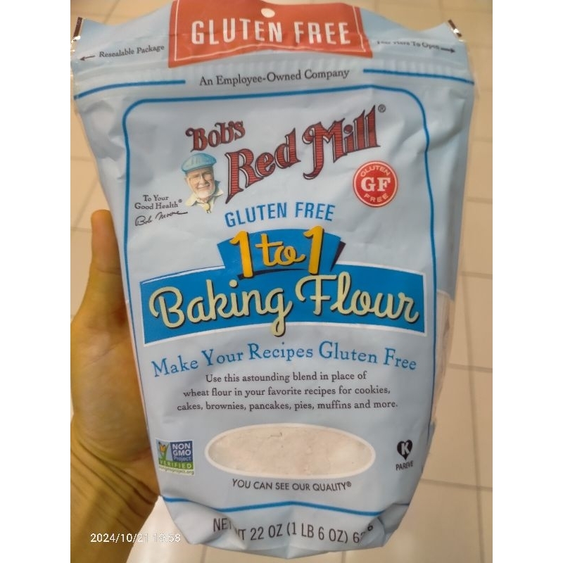 

BOB'S RED MILL GLUTEN FREE 1 TO 1 BAKING FLOUR