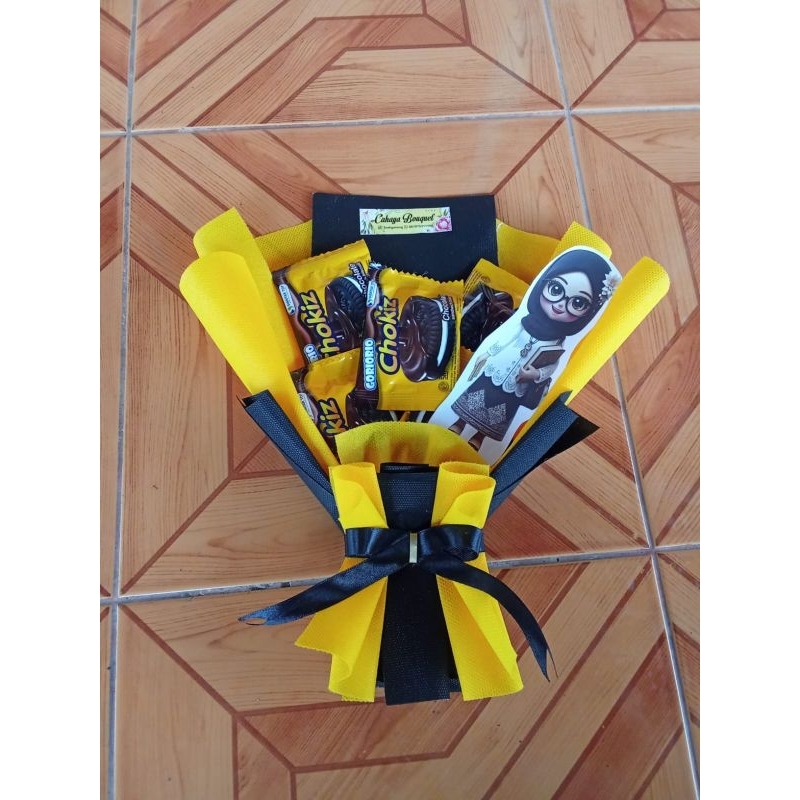 

buket Snack hari guru minimalis