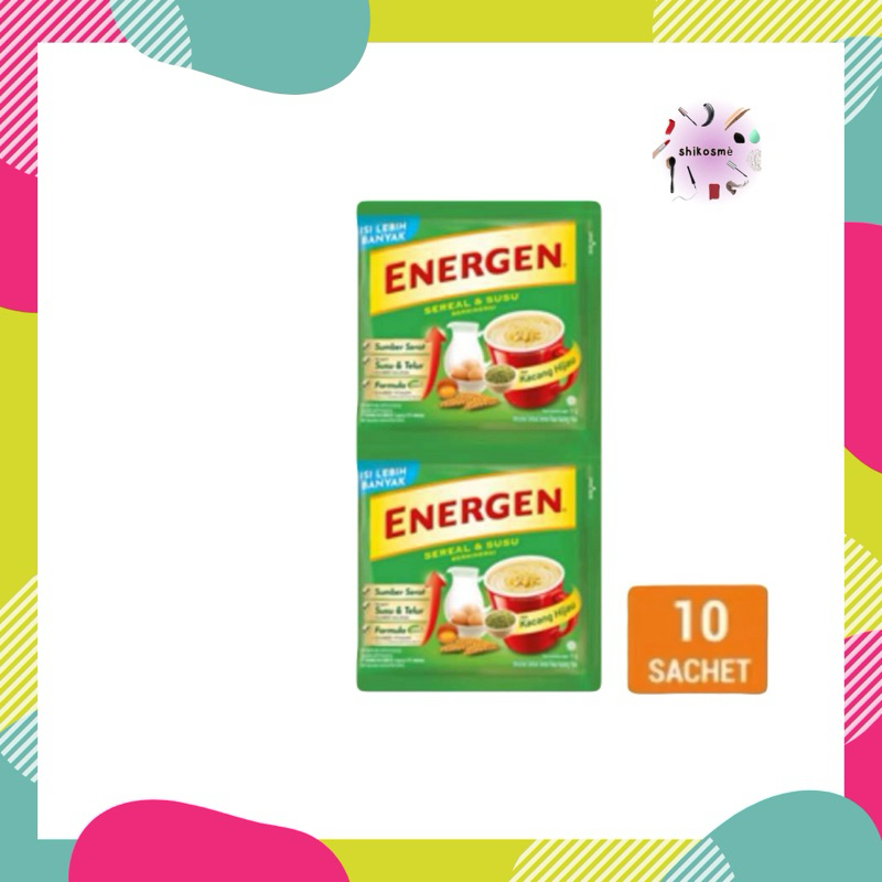 

Energen Cereal Instant Kacang Hijau Renceng 10x34gr