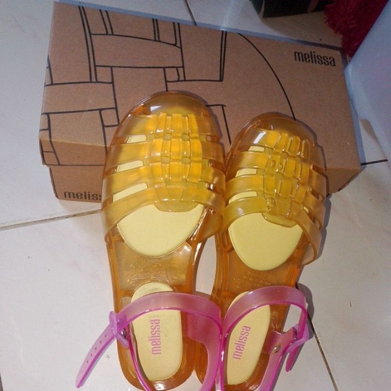 sandal wanita MELISSA harmonic garden "yellow"