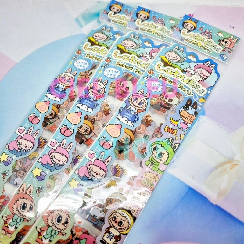 

[100 PCS ] PER PAK STIKER DECO ( 7 X 7 CM ) LABUBU CAPYBARA SANRIO BARBIE LOTSO MOMO TERMURAH / CIEL BLEU SHOP