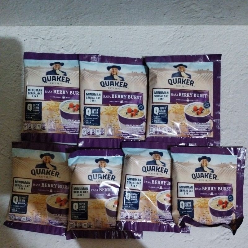 

Quaker oat rasa berry burst (1 sachet)