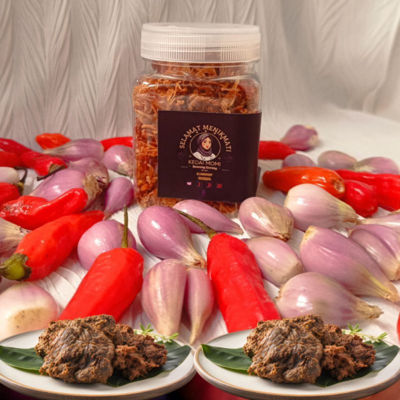 

Bawang Goreng Sumenep Rendang Pedas