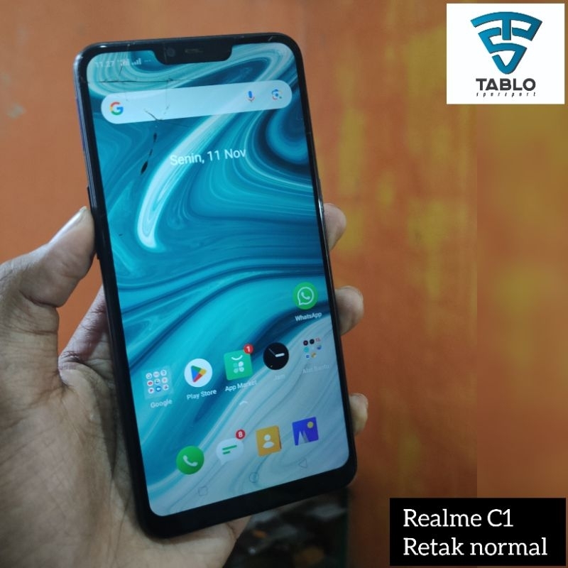 Realme C1 ram 2/16gb second retak normal