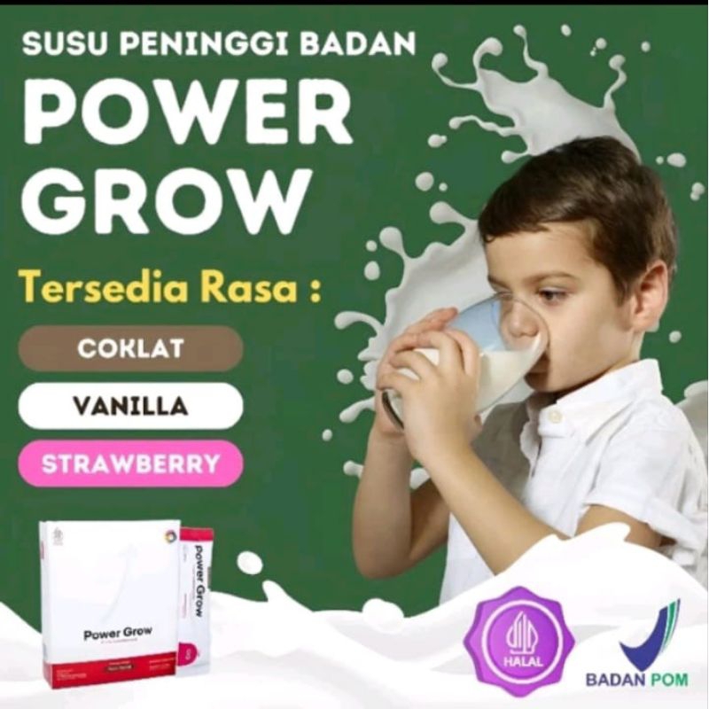 

Power Grow tenns Rasa Coklat/Vanilla Bernutrisi Untuk Peninggi Berat Badan Untuk Remaja Umur 12/18 Tahun 100% ORIGINAL BPOM