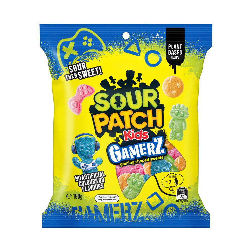 

Sour Patch Kids Gamerz Gaming Shaped Lollies | 190g Australia