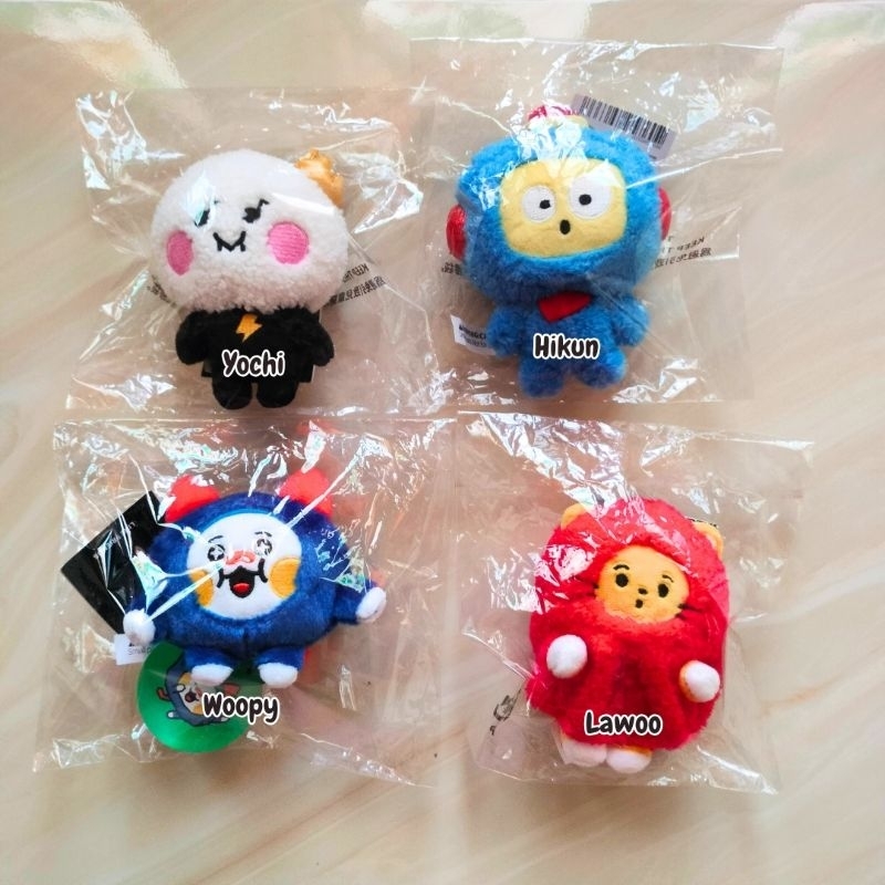 Treasure Truz Yochi Hikun Woopy Lawoo Official Doll Line Friends Bc kr Bagcharm Pouch Bc Minini Kr J